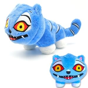 Kpop Demon Hunters Blue Tiger Derpy Plush Gift For Fans K-pop Stuffed Animal NEW